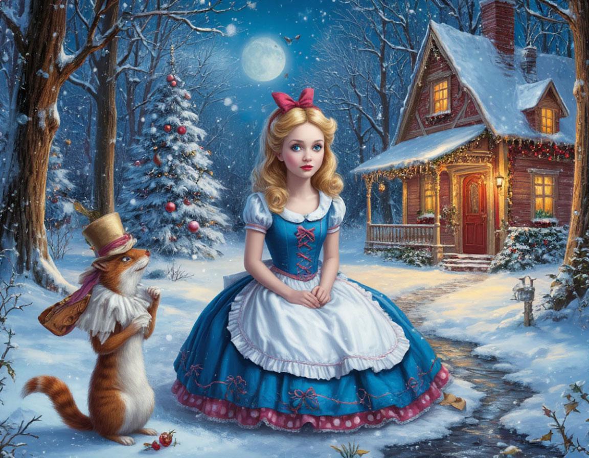 Новогодняя сказка «Алиса в поисках Деда мороза»