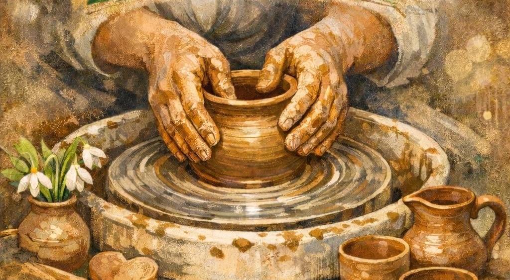 Мастер-класс на гончарном круге