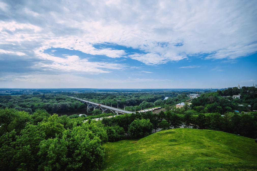 Смотровая площадка в парке Пушкина