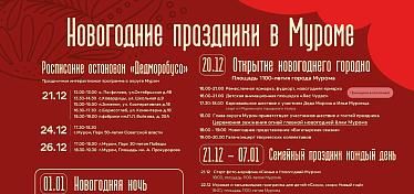Новогодние праздники в Муроме