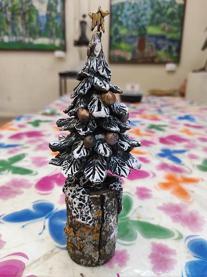 Скульптурная лепка в доме художника-7