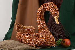 Выставка изделий мастеров плетения из ивовой лозы и эколозы