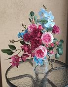 Выставка цветов из фоамирана «Цветочное вдохновение» 