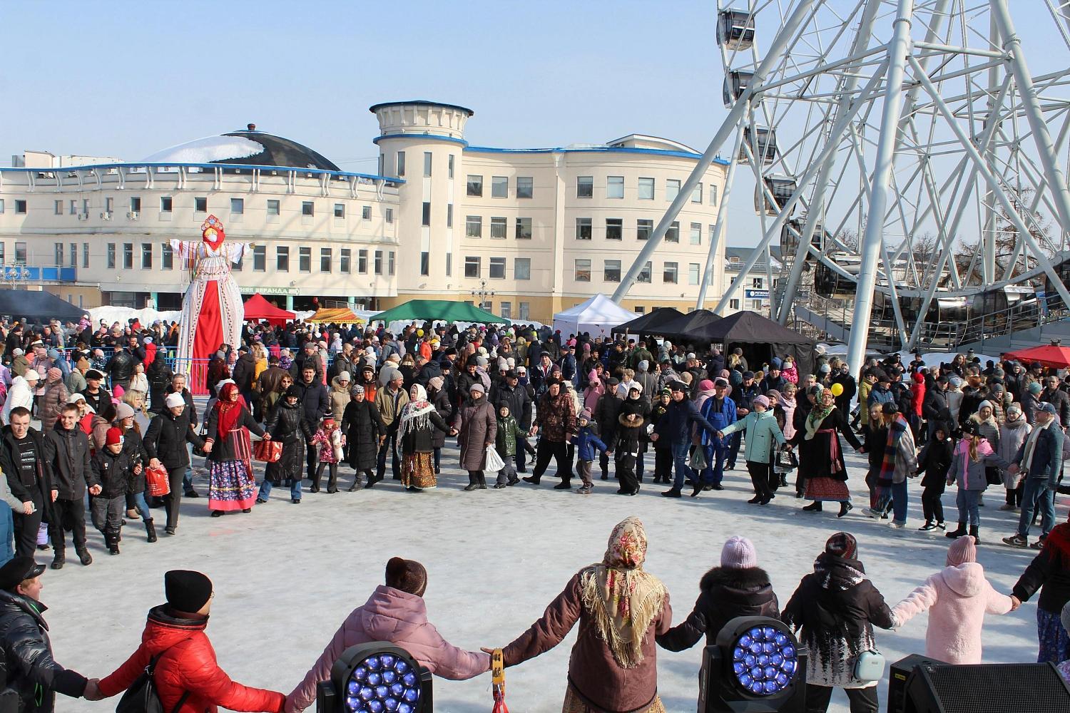 Царская Масленица в Центральном парке