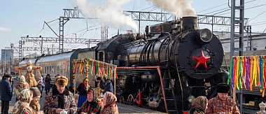 Ретропоезд в Гусь-Хрустальный на Масленицу